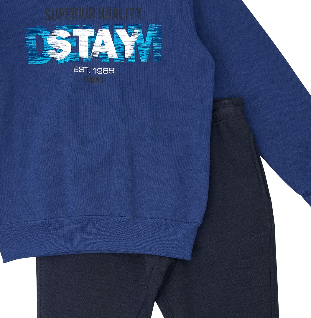 ΣΕΤ ΦΟΡΜΑ STAY DENIM ΜΠΛΕ ΙΝΤΙΓΚΟ - ΜΑΥΡΟ - Image 2
