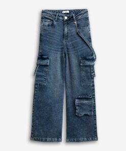 ΠΑΝΤΕΛΟΝΑ ΤΖΙΝ CARGO DENIM BLUE