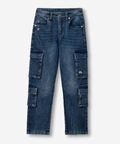 ΠΑΝΤΕΛΟΝΙ ΤΖΙΝ CARGO DENIM BLUE