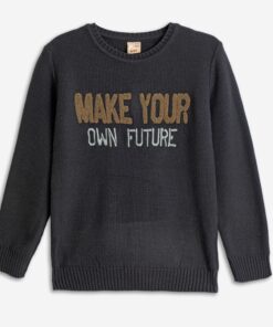 ΜΠΛΟΥΖΑ ΠΛΕΚΤΗ - ΠΟΥΛΟΒΕΡ MAKE YOUR OWN FUTURE ΑΝΘΡΑΚΙ