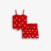 ΣΕΤ ΥΦΑΣΜΑ FUNKY STARS POLKA DOTS ΚΟΚΚΙΝΟ