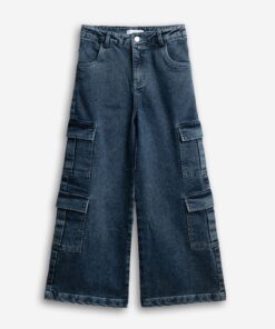 ΠΑΝΤΕΛΟΝΑ JEAN CARGO DENIM BLUE